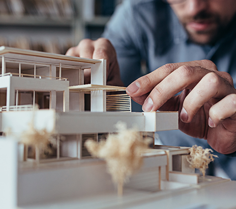 Architects in Santiago developing a model