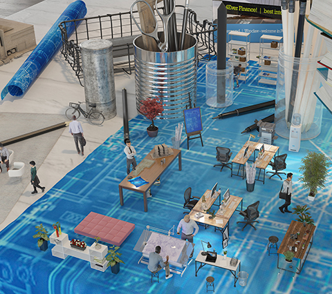 We use BIM modelling for all our projects BIM modelling for office projects