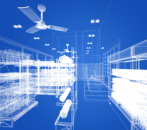 We model any project with BIM Modelling lines with BIM